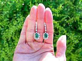 Vintage Emerald Earrings