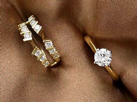 Wedding and Engagement Ring Set