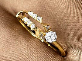 Wedding and Engagement Ring Set