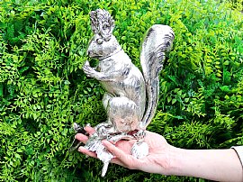 rare silver squirrel box outside 