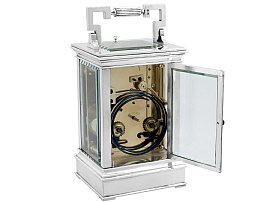 Silver Carriage Clock Antique