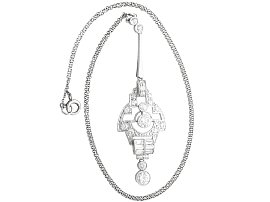 Art Deco Diamond Necklace Pendant