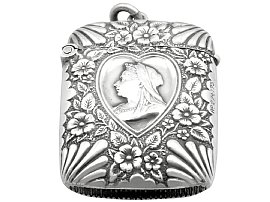 Royal Interest Silver Vesta Case