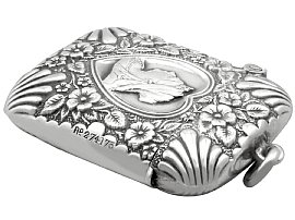 Royal Interest Silver Vesta Case