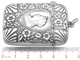 Royal Interest Silver Vesta Case size