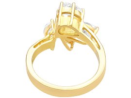 Marquise and Round Cut Diamond Dress Ring