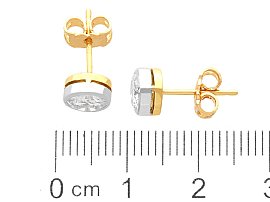 1920s Diamond Stud Earrings for Sale 