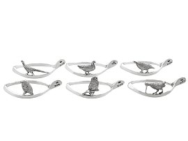 Silver Game Bird Napkin Rings