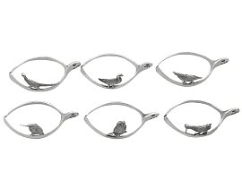 Silver Game Bird Napkin Rings