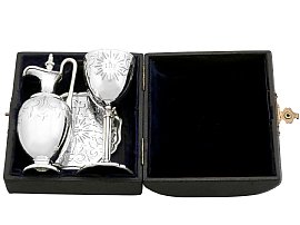 Victorian Sterling Silver Holy Communion Set