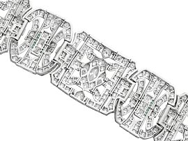 Art Deco Platinum Diamond Bracelet