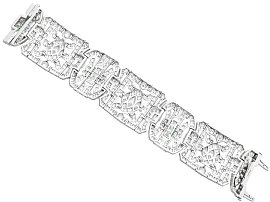 Art Deco Platinum Diamond Bracelet