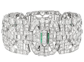 Art Deco Platinum Diamond Bracelet