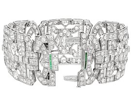 Art Deco Platinum Diamond Bracelet