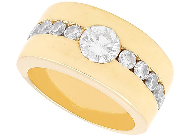 Mens Gold Diamond Wedding Band for Sale