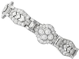 18.36ct Diamond and Platinum Bracelet - Art Deco - Antique Circa 1920