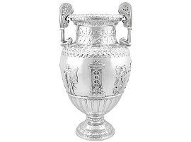 Sterling Silver Presentation Vase / Centrepiece - Antique Victorian