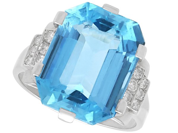 Antique Boucheron Aquamarine Ring for Sale