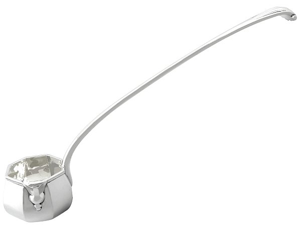 Edwardian Silver Toddy Ladle