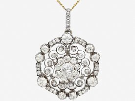 Antique Diamond Pendants & Necklaces