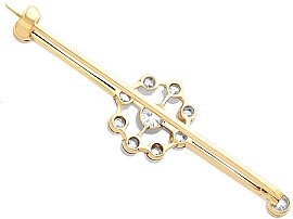 Diamond Bar Brooch outside 